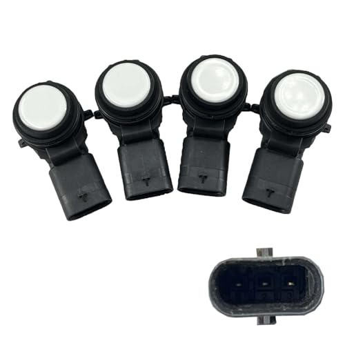 4PCS 66209261587 White Bumper PDC Parking Sensor Compatible with F20 F22 F30 F31 F84 F80
