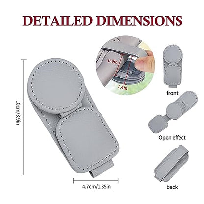 Sunglasses Holder for Car Visor (gray / 1 Pack)