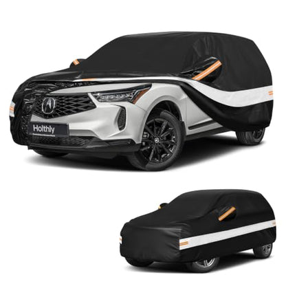 10 Layers SUV Car Cover Custom Fit for Acura RDX (Black Gray / Custom Fit for Acura RDX)
