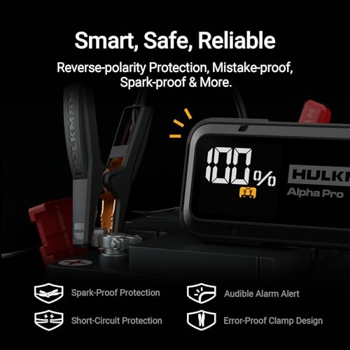 Alpha Pro 1500A Jump Starter (Alpha Pro · Solid Black)