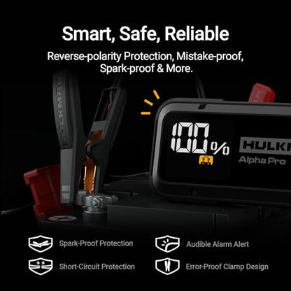 Alpha Pro 1500A Jump Starter (Alpha Pro · Solid Black)