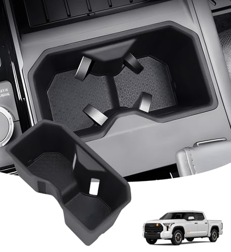 Cup Holder Inserts for Toyota Tundra 2026 2025 2024 2023 2022 (Cup Holder for 2022-2026 Tundra)