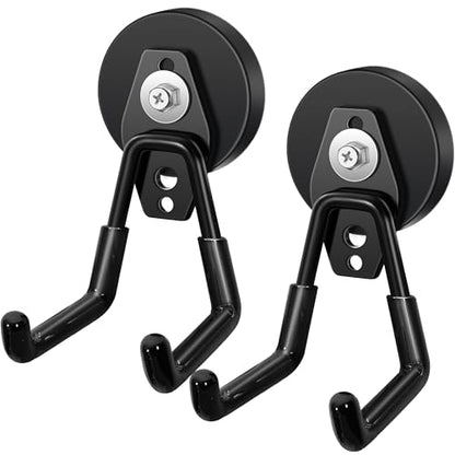 2 Pcs Storage Utility Magnets Hanging Hook with Anti