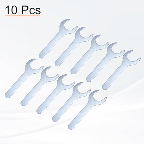 10pcs Small Open End Wrench 30x138x2.2mm Metric U (30x138x2.2mm)