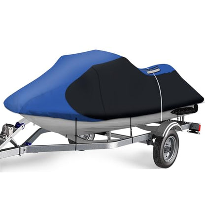 iCOVER Jet Ski Cover (Blue/Black / Up to 135in Long)