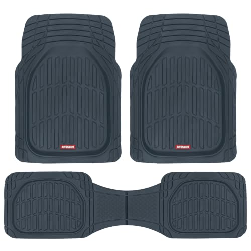 FlexTough Floor Mats for Cars (Full Set (Full Size) / Cobalt Blue)