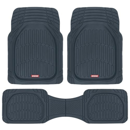 FlexTough Floor Mats for Cars (Full Set (Full Size) / Cobalt Blue)