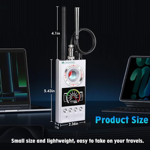 Hidden Camera Detector & Bug Detector (Silver)