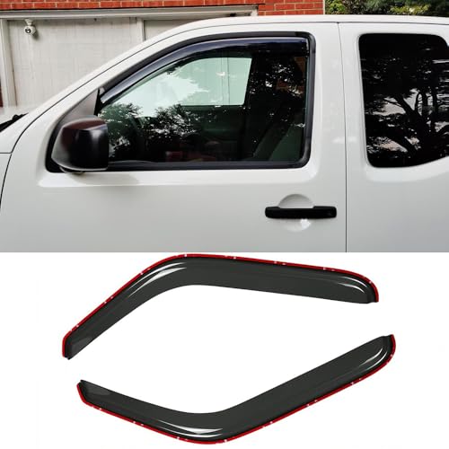 Window Visors Deflector for 2005 (2005-2020 Frontier King Cab(In-Channel))