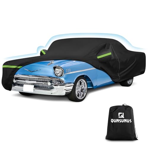 QUNSUNUS Car Cover for Chevrolet Bel Air (for Chevrolet Bel Air/150/210 1950-1957)