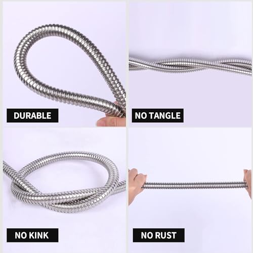 Metal Short Garden Hose 1 ft (1 Feet / Style A)