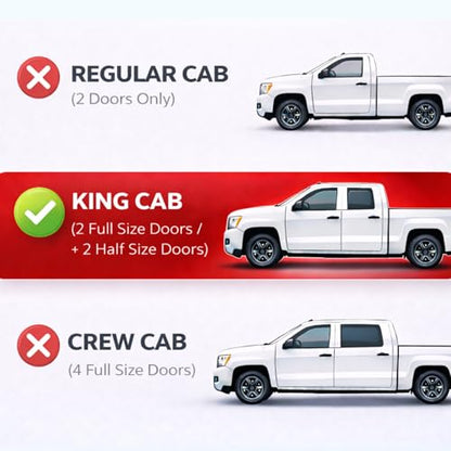 Rain Guards Fit for 2005 (2005-2020 Frontier King Cab)