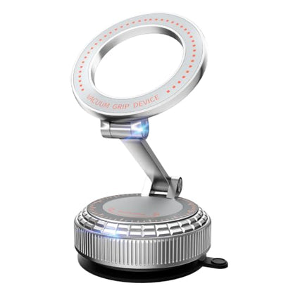 Metal Magnetic Car Phone Holder for Magsafe Phone (Silver)