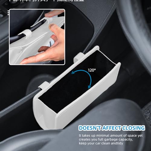 Car Trash Can (White)