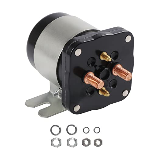36V 4 Terminal Solenoid 20468G1 36V Solenoid Relay Switch Replacement for EZGO (36V For 1988-up ; G8,G9,G14,G16)