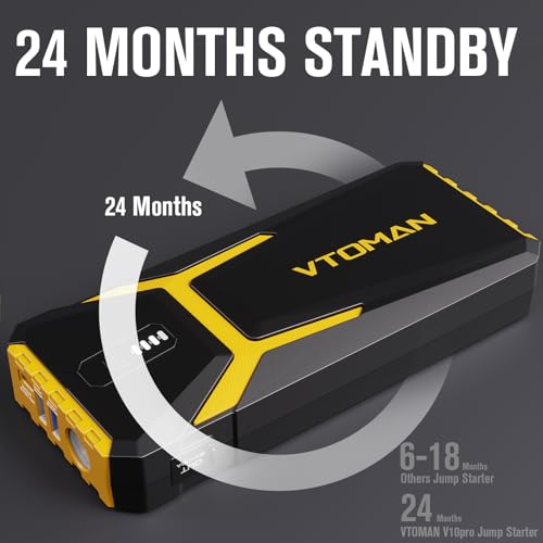 V10 Pro 4500A Jump Starter (Yellow)