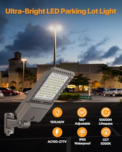 200W Parking Lot Lights (Adjustable Arm Mount 200W 2P)