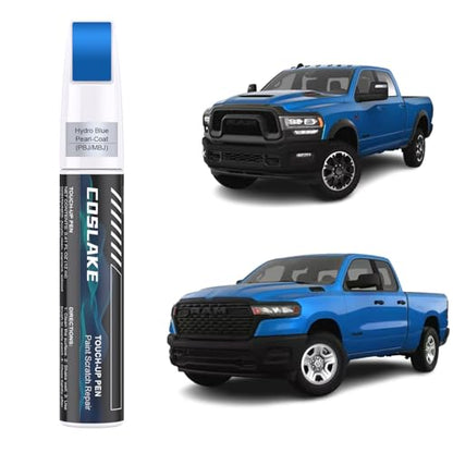 Car Touch Up Paint (Hydro Blue Pearl-Coat(PBJ/MBJ) for 2025 RAM 1500/2024 RAM 1500/2023 RAM 1500/2024 RAM 2500)