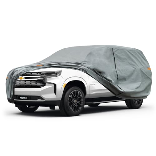 Heavy Duty Car Cover Waterproof All Weather (YXXL+ Fit Suv Jeep-Length(207 To 211 inch))