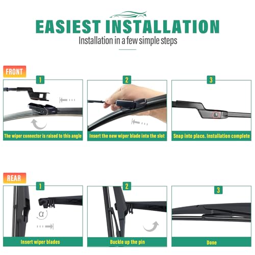 Windshield Wiper Blades Replacement for Chevrolet Trax 2024 (26" 16"+11")