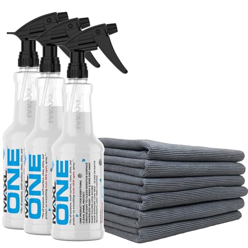 MAXLONE™ Car Spray with Triphene® All Purpose Waterless Detailer 3 Kit (3 Bottles + 6 Towels)