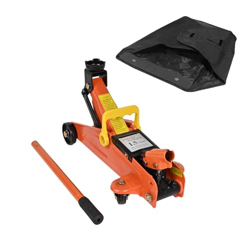 AAIN 1.5 Ton Hydraulic Floor Jack (1.5 ton / orange)