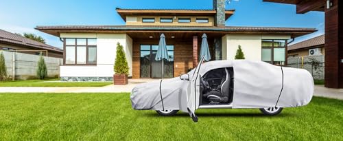 Car Cover Custom Fit for Toyota Camry 1996 (Fit for Toyota Camry / Honda Accord Silver)