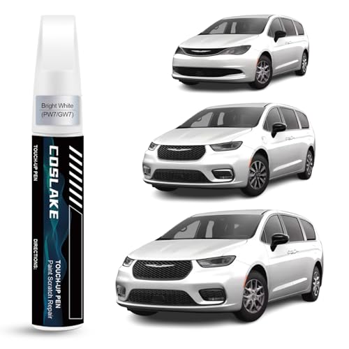 Car Touch Up Paint (Bright White(PW7/GW7) for 2025 Pacifica/2025 Pacifica Plug-in Hybrid/2024 Pacifica/2024 Pacifica Plug-in Hybrid/2023 Pacifica/2023 Pacifica Plug-in Hybrid/2025 Voyager/2024 Voyager/2023 Voyager)