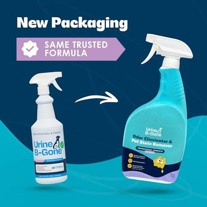 Urine B Gone Enzyme Cleaner for Human & Pet Urine (32 Fl Oz (Pack of 2))