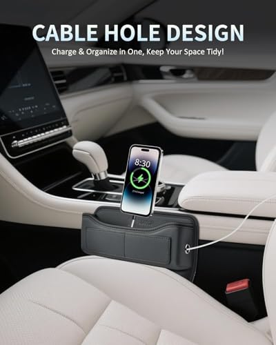 Car Seat Gap Filler Organizer (B-Car Seat Gap Fille-Black-2Pack)