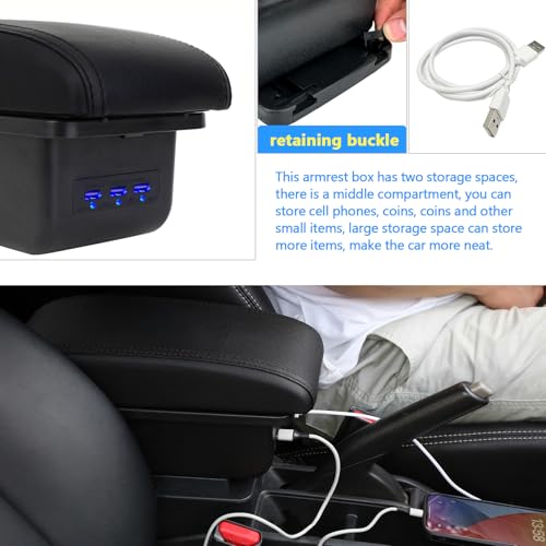 Compatible with Nissan NV200 Armrest (nv200 2009-2017 / Style 6)
