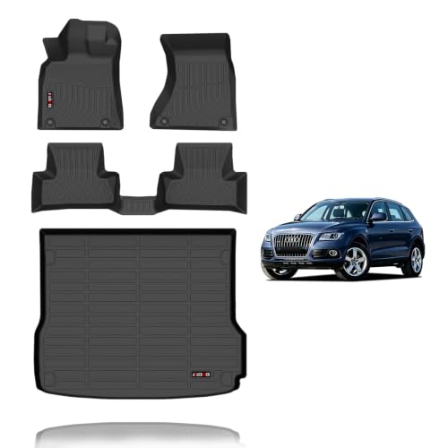 Floor Mats & Cargo Liner for 2009 2010 2011 2012 2013 2014 2015 2016 2017 Audi Q5 All Weather Audi Q5 Floor Mats Accessories