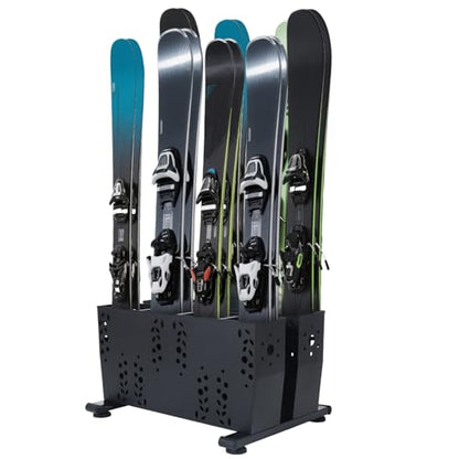 Freestanding Ski Storage Rack for 4 Pairs (4 Pairs-Ski Storage Rack)