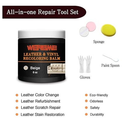 Leather Recoloring Balm (Beige)