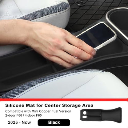 Car Center Console Organizer Tray Mat Scratch (Black / Center Armrest Storage Box)