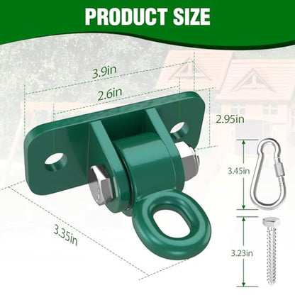 Swing Hangers with Bearing (Green / 2 Pack)