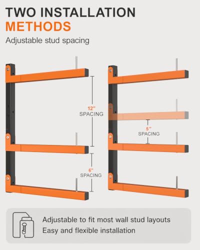 Lumber Storage Rack (B-2 PACK)