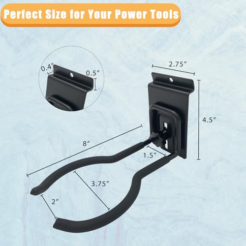 Adjustable Slatwall Hooks (8" 4 P)