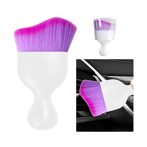 Car Detailing Brush (White/Purple / 1 PC)