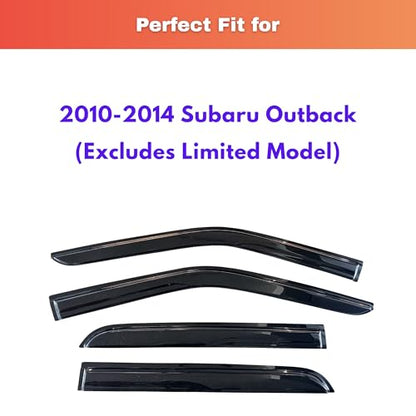 Rain Guards Fit for 2010 (2010-2014 Outback)