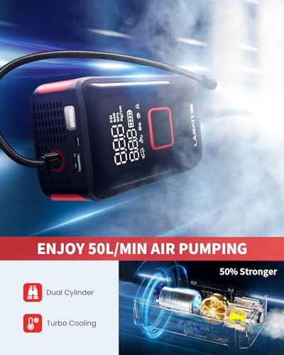 LASFIT TK1 Tire Inflator Portable Air Compressor