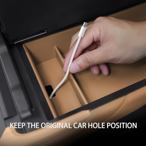 Compatible with Lexus ES350 (2026-2027ES/Storage box/brown)