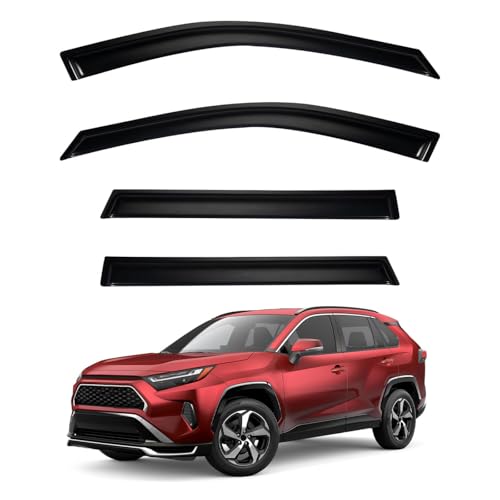 4pcs Window Visors Rain Guards for 2019 (2019-2025 RAV4/RAV4 Prime)