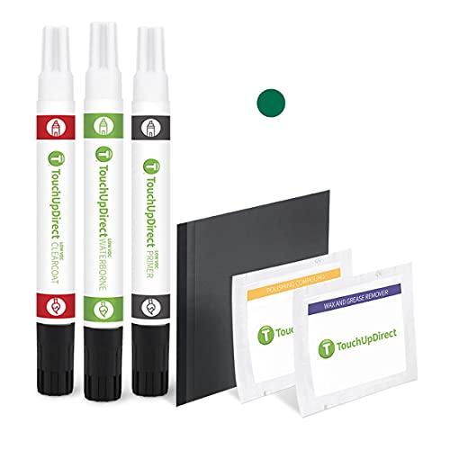 DAN Hakone Green Compatible with Toyota Exact Match Touch Up Paint Combo (Combo - Platinum Kit / Hakone Green)