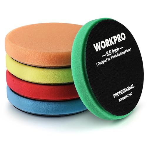 6.5 Inch Buffing Sponge Pads (6.5×6.5×1inch)
