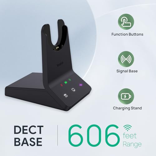 WH64 Dual UC DECT & Bluetooth Wireless Headset for Phone PC Mobile (WH64 Dual-UC)