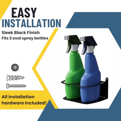 Spray Bottle Holder Heavy Duty (2 Bottle)