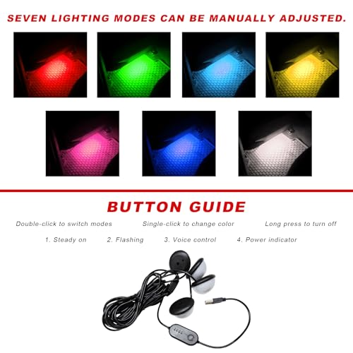 Car Interior LED Lights (RGB Colorful)