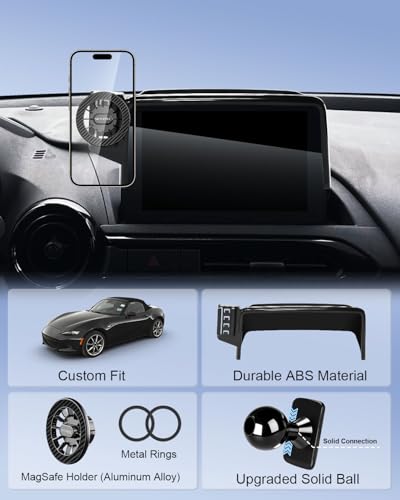 Magnetic Phone Mount for Mazda 3 2014 (Magnetic / 2014-2016 Mazda 3/2016-2021 CX-3 | 7-Inch)
