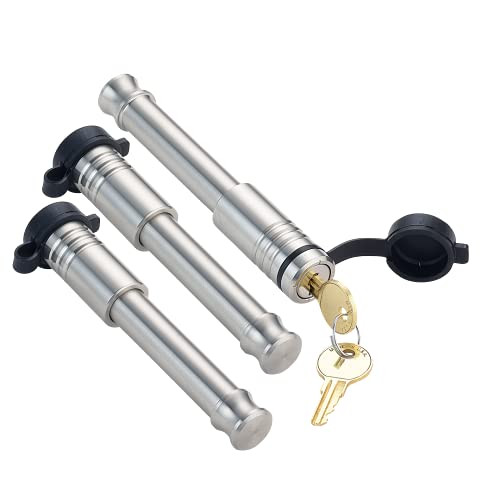 61671 | 3 Pack, Keyed Alike, Receiver Locks for 2" Receiver - Class III & IV (Fits: 2.0" Receiver - Class III & IV / 3PK (3) Receiver Locks)